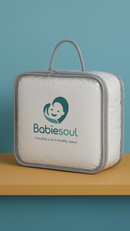 Babiesoul Baby Nest Sleep Pod with Soft Elephant Print